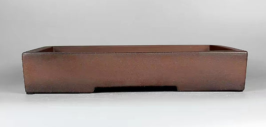 Quality rectangular bonsai pot - 34cm