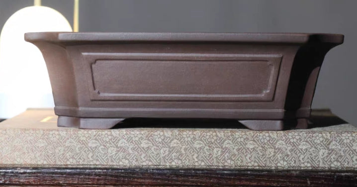 Quality rectangular bonsai pot - 45cm