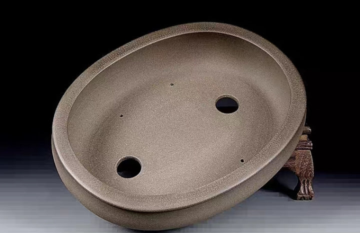 Quality oval bonsai pot - 20cm