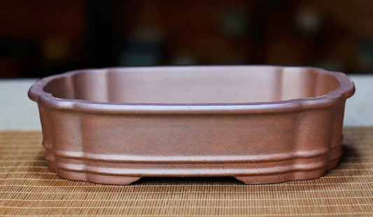 Beautiful rectangular bonsai pot - 26cm