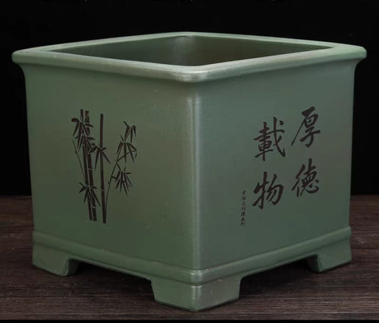 Beautiful cascade bonsai pot - 24.5cm