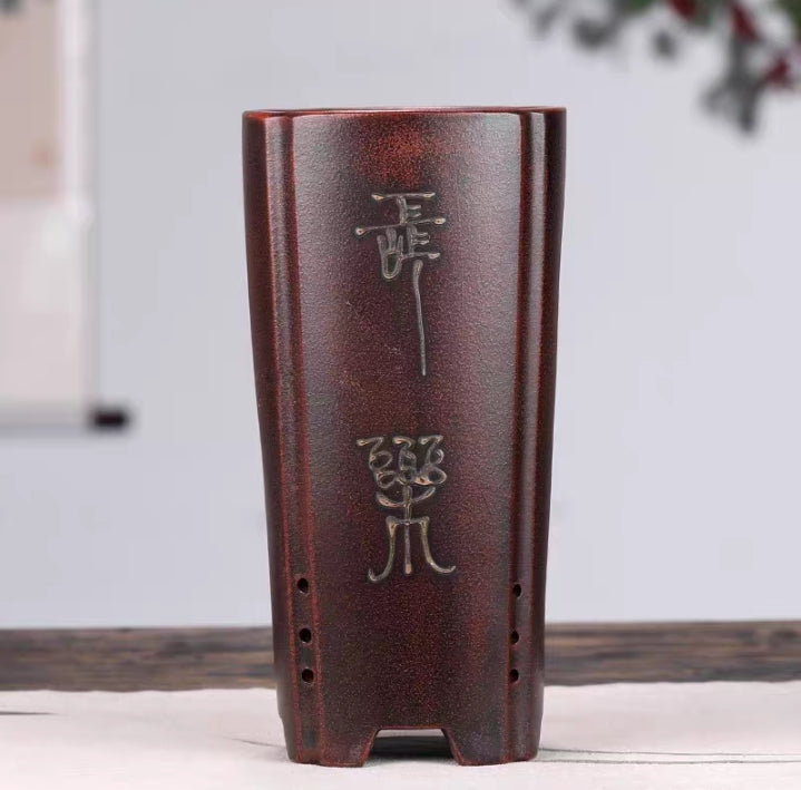 Beautiful cascade bonsai pot - 12cm
