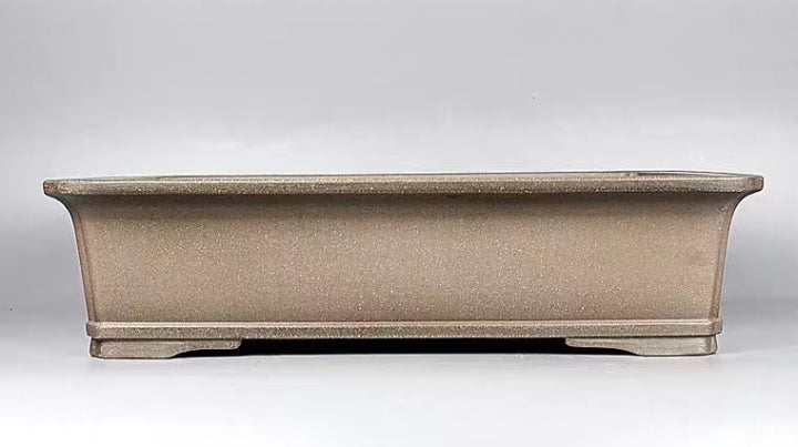 Quality rectangular bonsai pot - 46.5cm