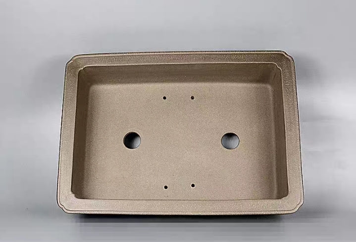 Quality rectangular bonsai pot - 46.5cm