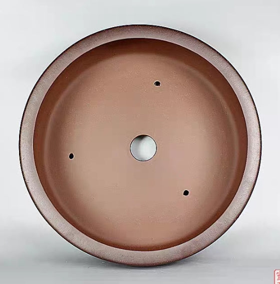 Quality round drum bonsai pot - 40cm