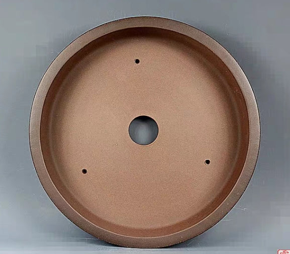 Quality round drum bonsai pot - 35cm