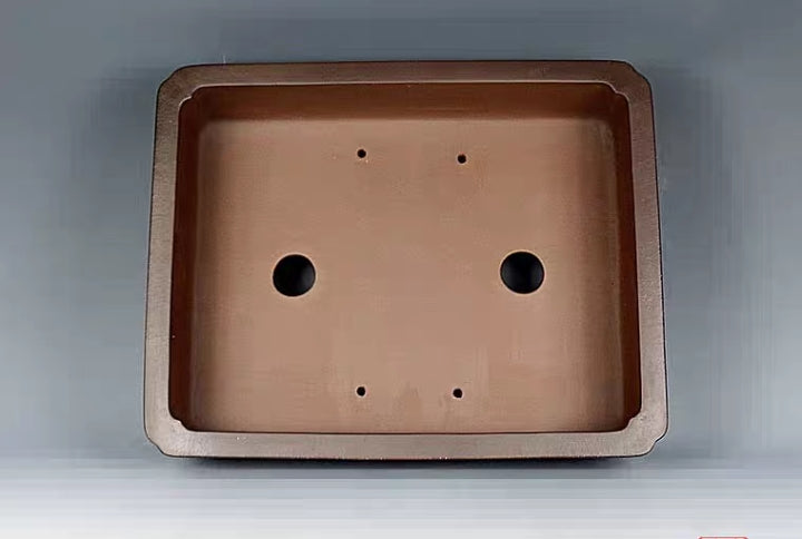 Quality rectangular bonsai pot - 40cm