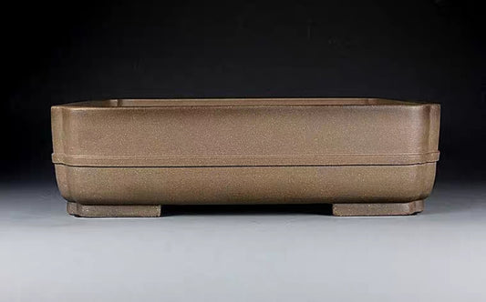 Quality rectangular bonsai pot - 44cm