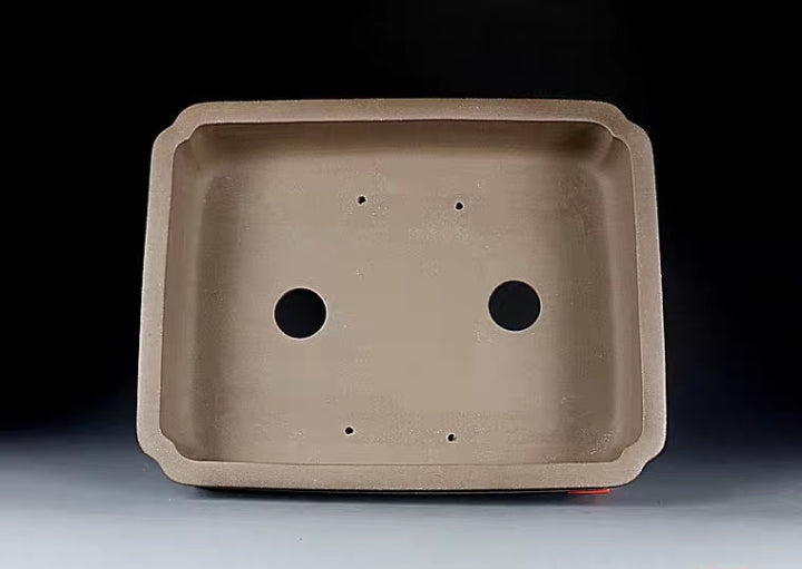 Quality rectangular bonsai pot - 44cm