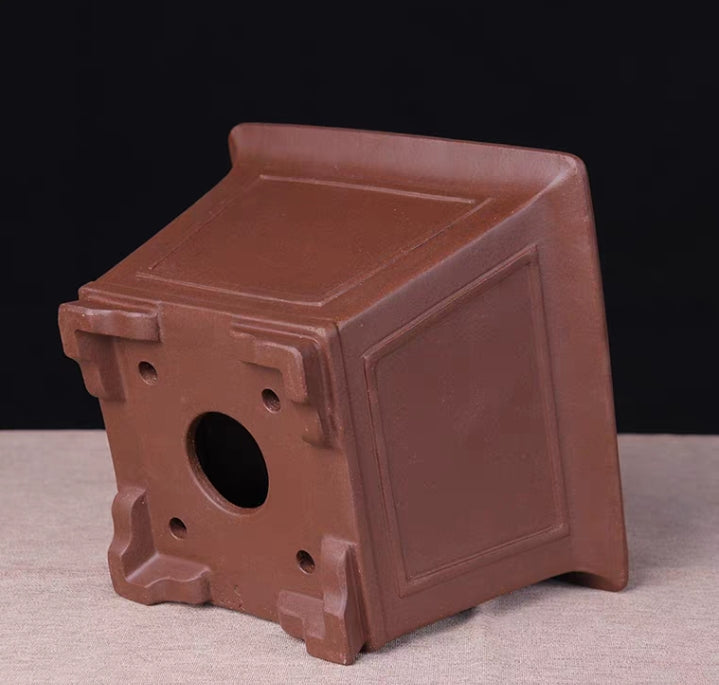 Quality cascade / semi-cascade bonsai pot - 19cm