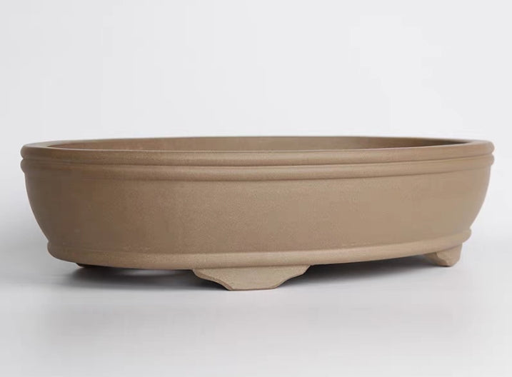 Quality oval bonsai pot - 34.5cm