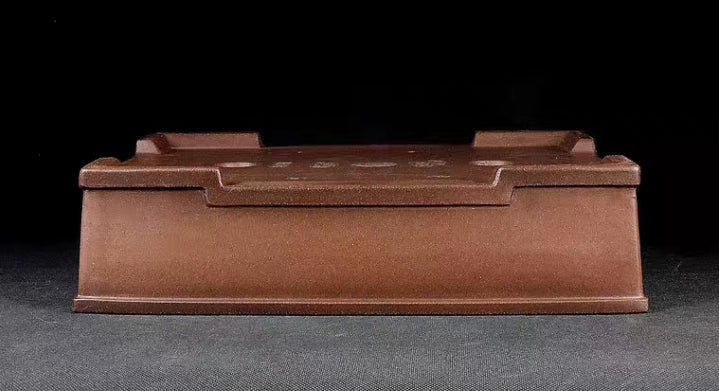 Quality rectangular bonsai pot - 34cm