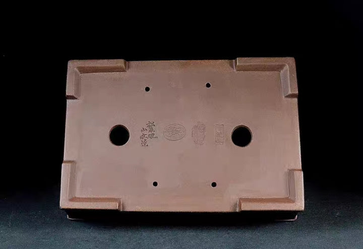 Quality rectangular bonsai pot - 34cm