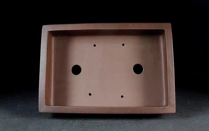 Quality rectangular bonsai pot - 34cm