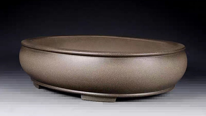 Quality oval bonsai pot - 30cm