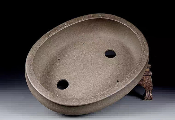 Quality oval bonsai pot - 30cm