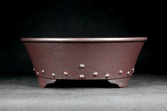 Quality round bonsai pot - 21.5cm
