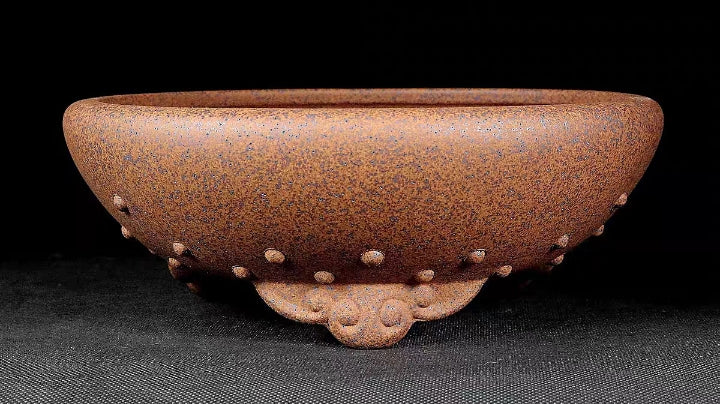 Quality round bonsai pot - 22cm