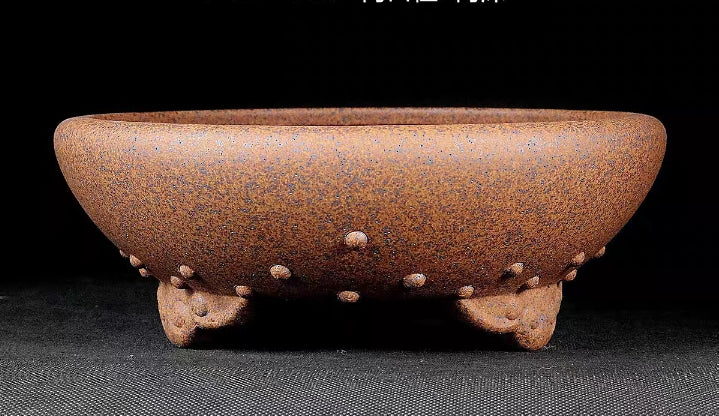 Quality round bonsai pot - 22cm