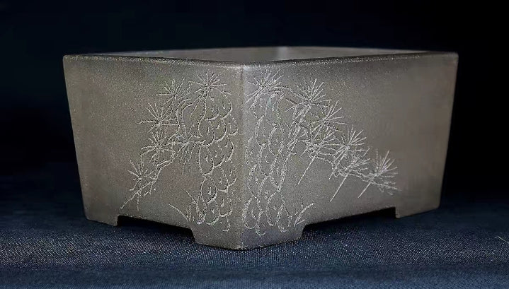 Quality rectangular bonsai pot - 20cm