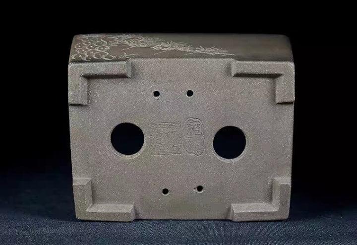 Quality rectangular bonsai pot - 20cm