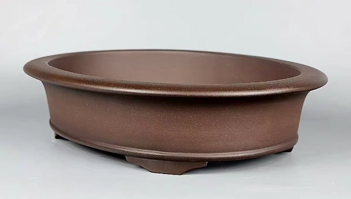 Quality oval bonsai pot - 33.5cm