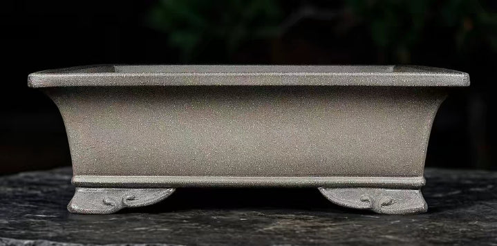 Quality rectangular bonsai pot - 31cm