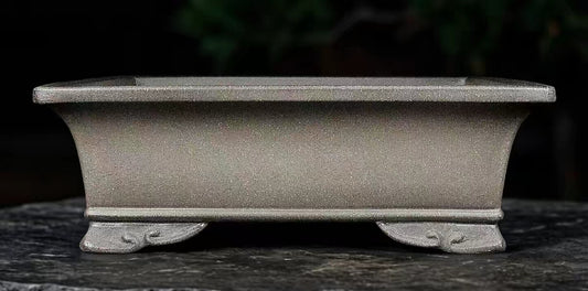 Quality rectangular bonsai pot - 31cm