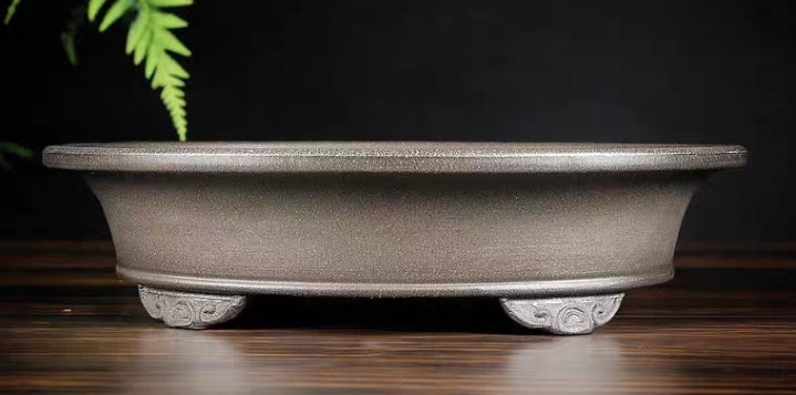 Quality oval bonsai pot - 30cm