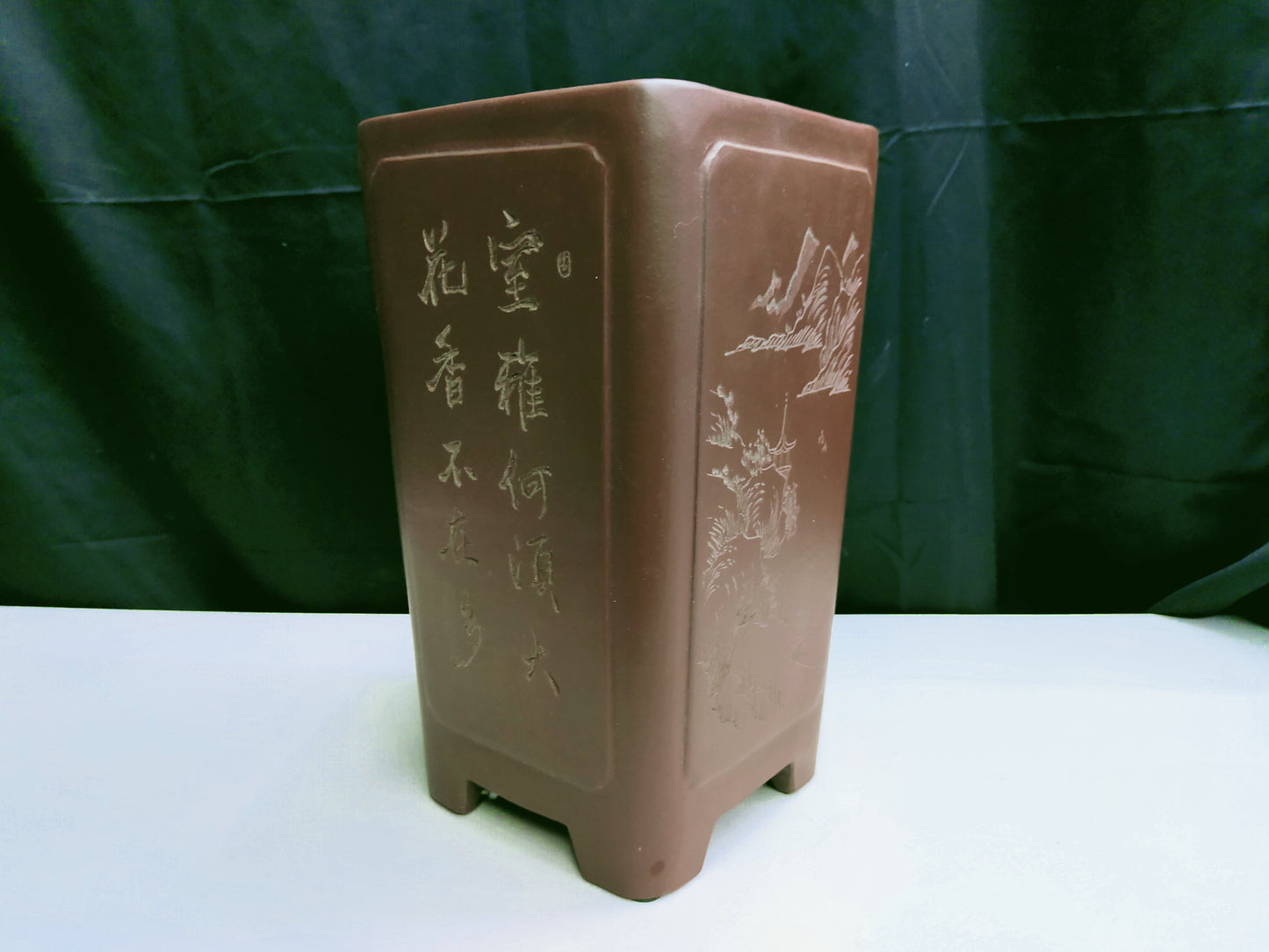 Quality cascade / semi-cascade bonsai pot - 17cm