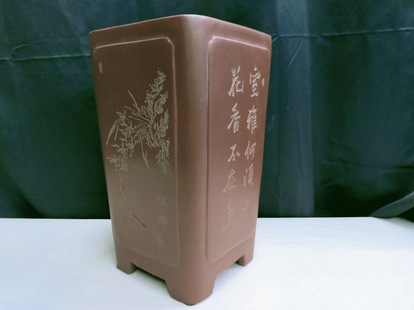 Quality cascade / semi-cascade bonsai pot - 17cm