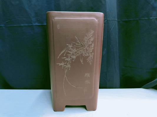 Quality cascade / semi-cascade bonsai pot - 17cm