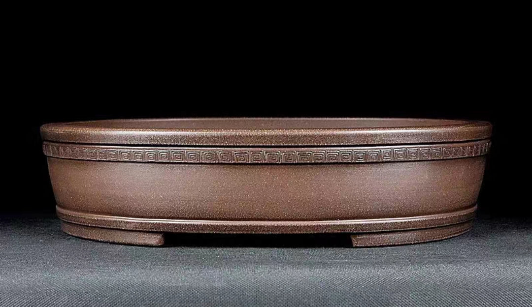 Quality oval bonsai pot - 34cm