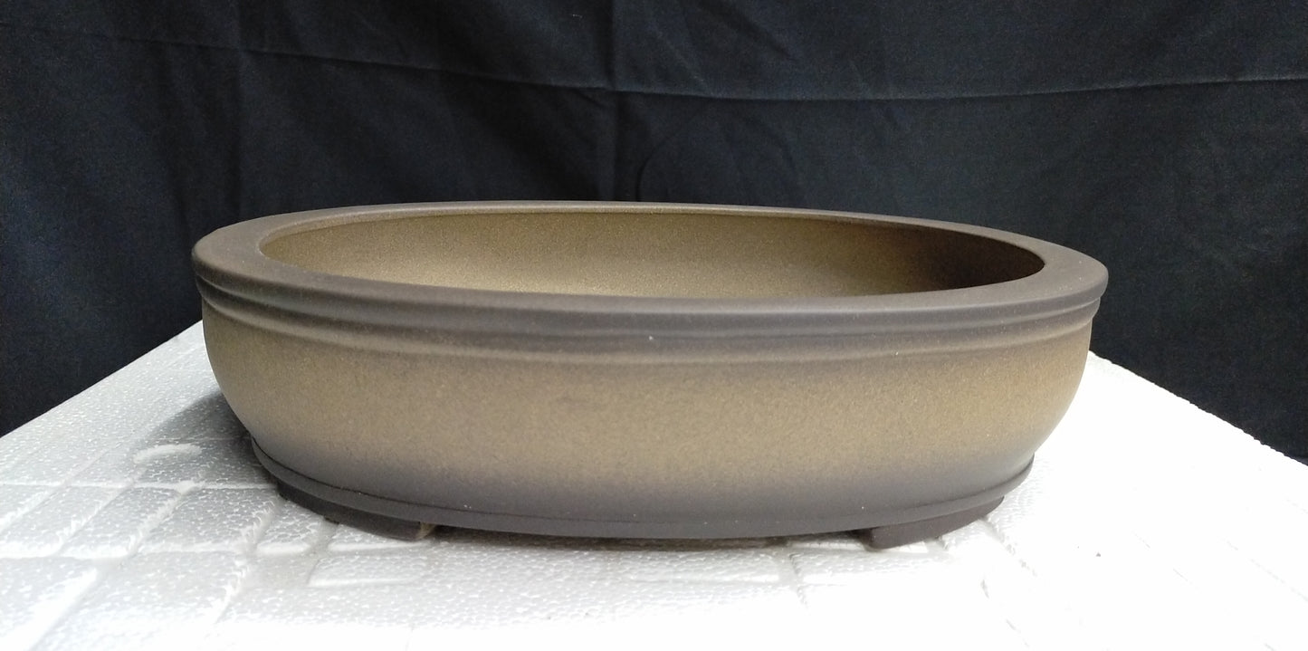 Quality oval bonsai pot - 35cm