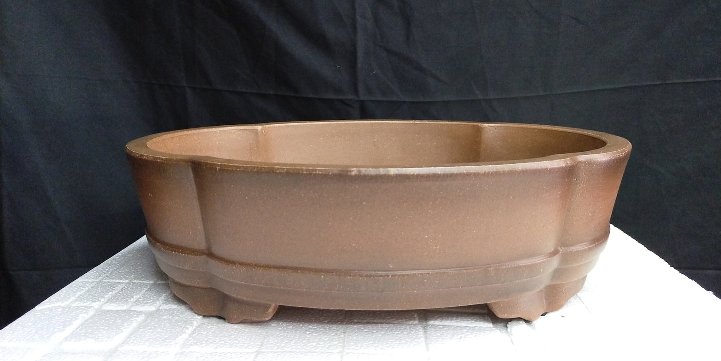 Quality oval bonsai pot - 42cm