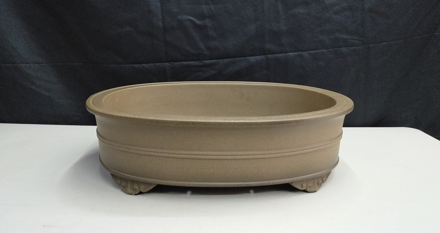 Quality oval bonsai pot - 43cm