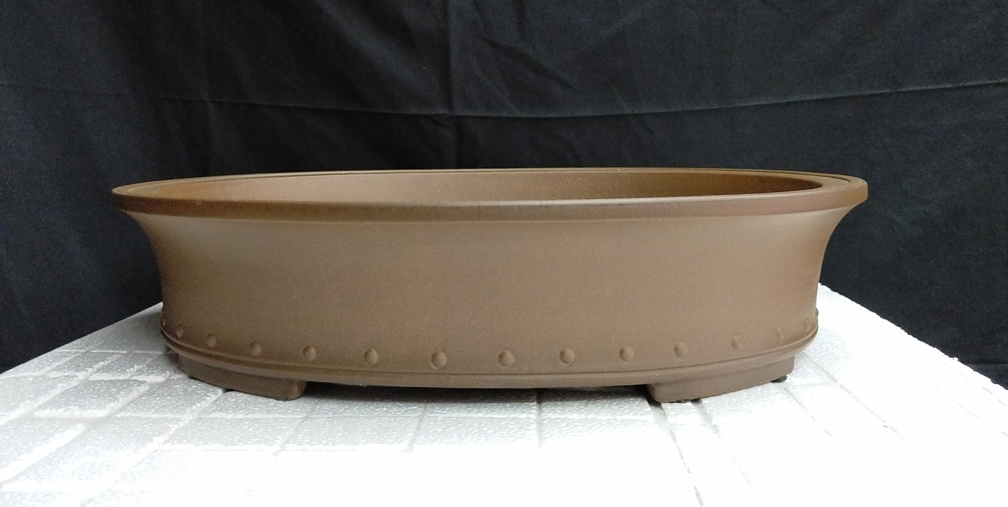 Quality oval bonsai pot - 44cm