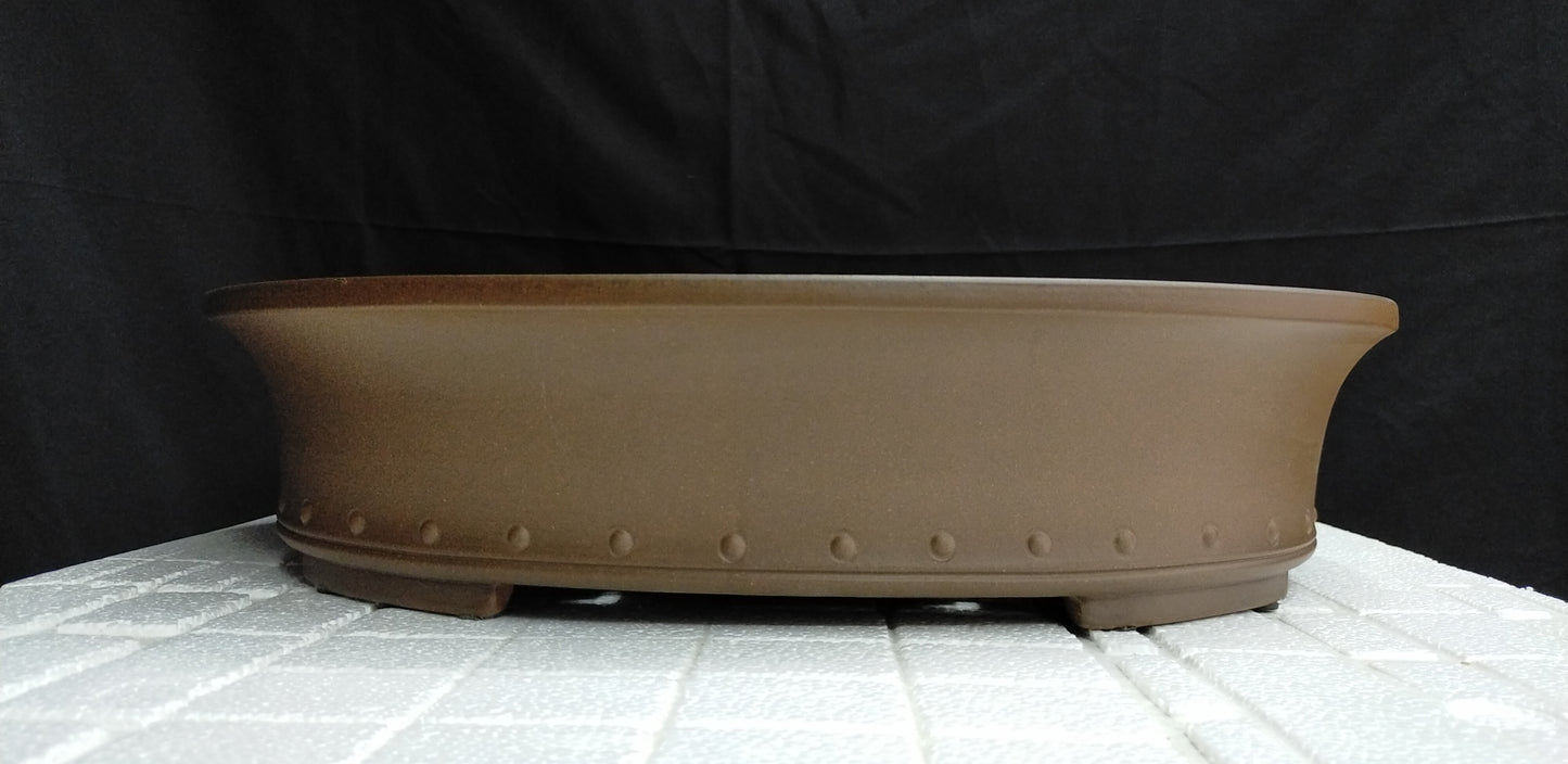 Quality oval bonsai pot - 44cm