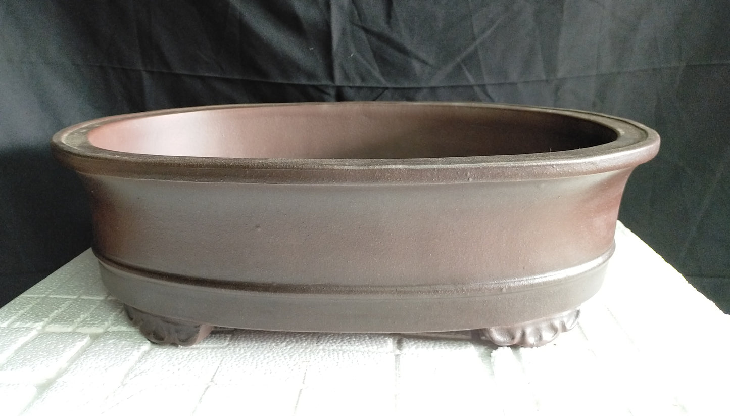 Quality oval bonsai pot - 45cm