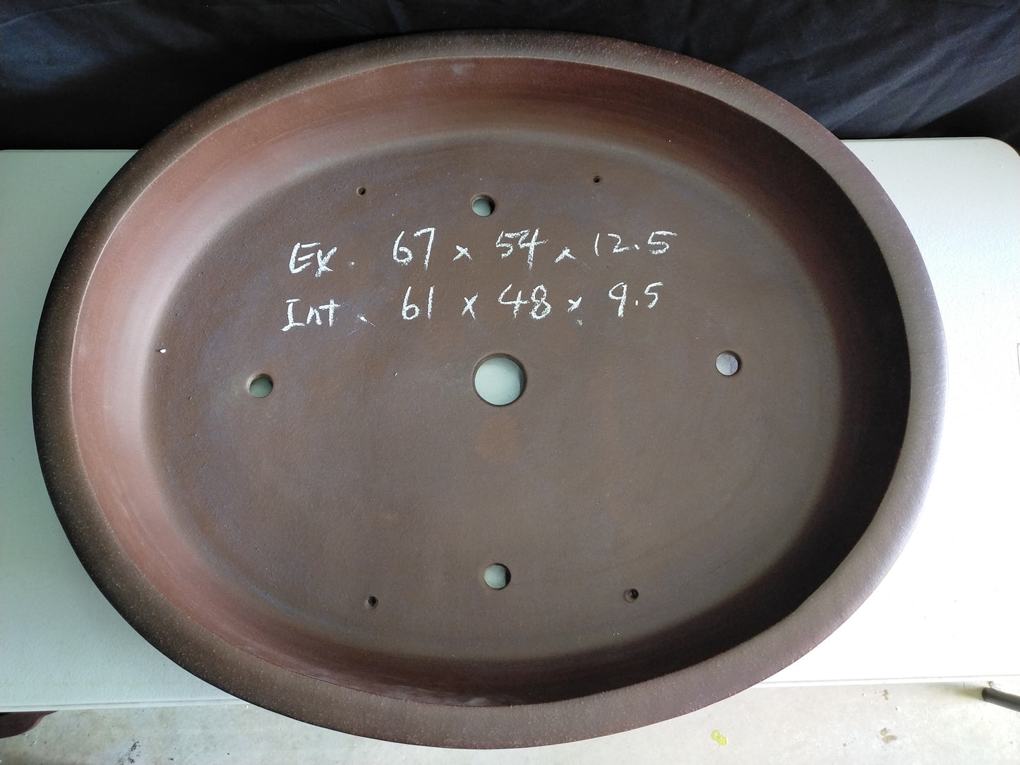 Quality oval bonsai pot - 67cm