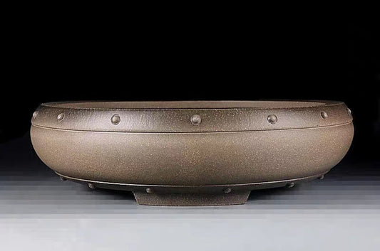 Quality round bonsai pot - 33cm