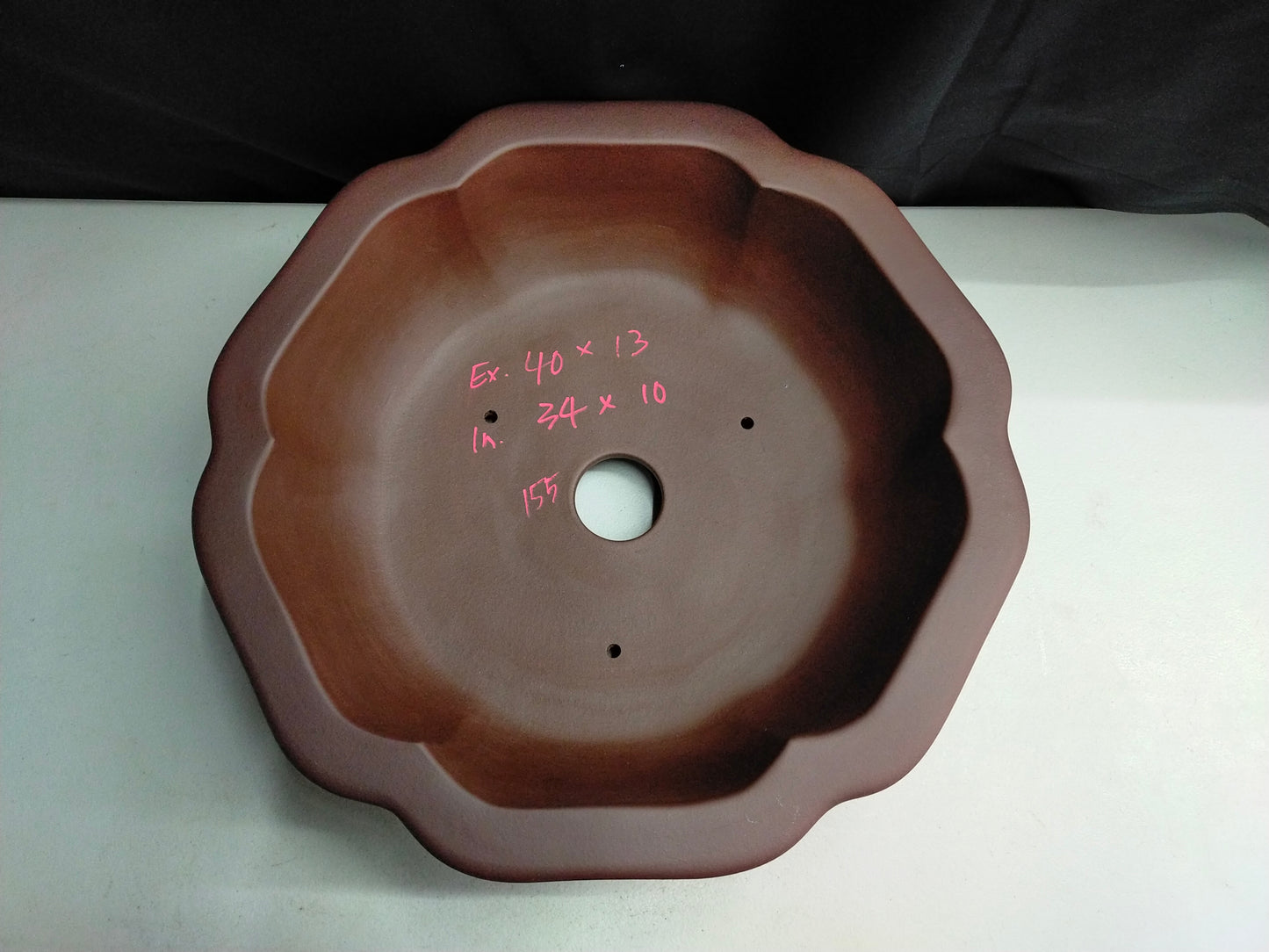 Quality round bonsai pot - 40cm