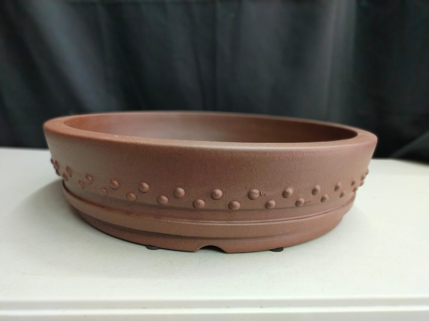 Good value round drum bonsai pot - 40cm