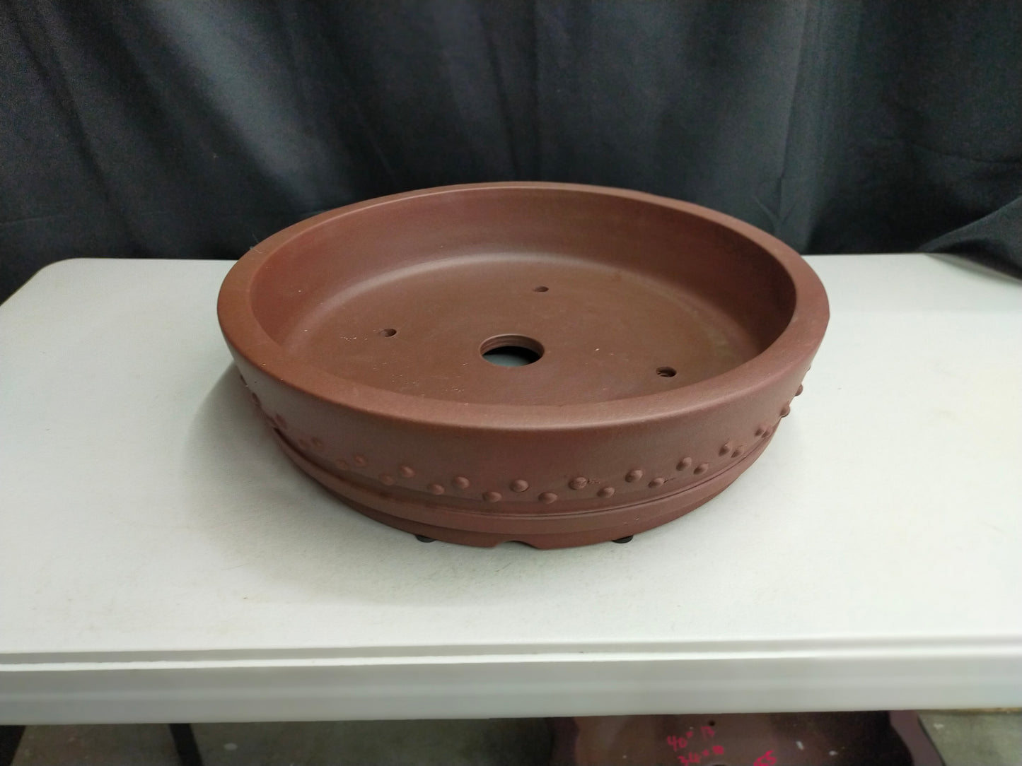 Good value round drum bonsai pot - 40cm