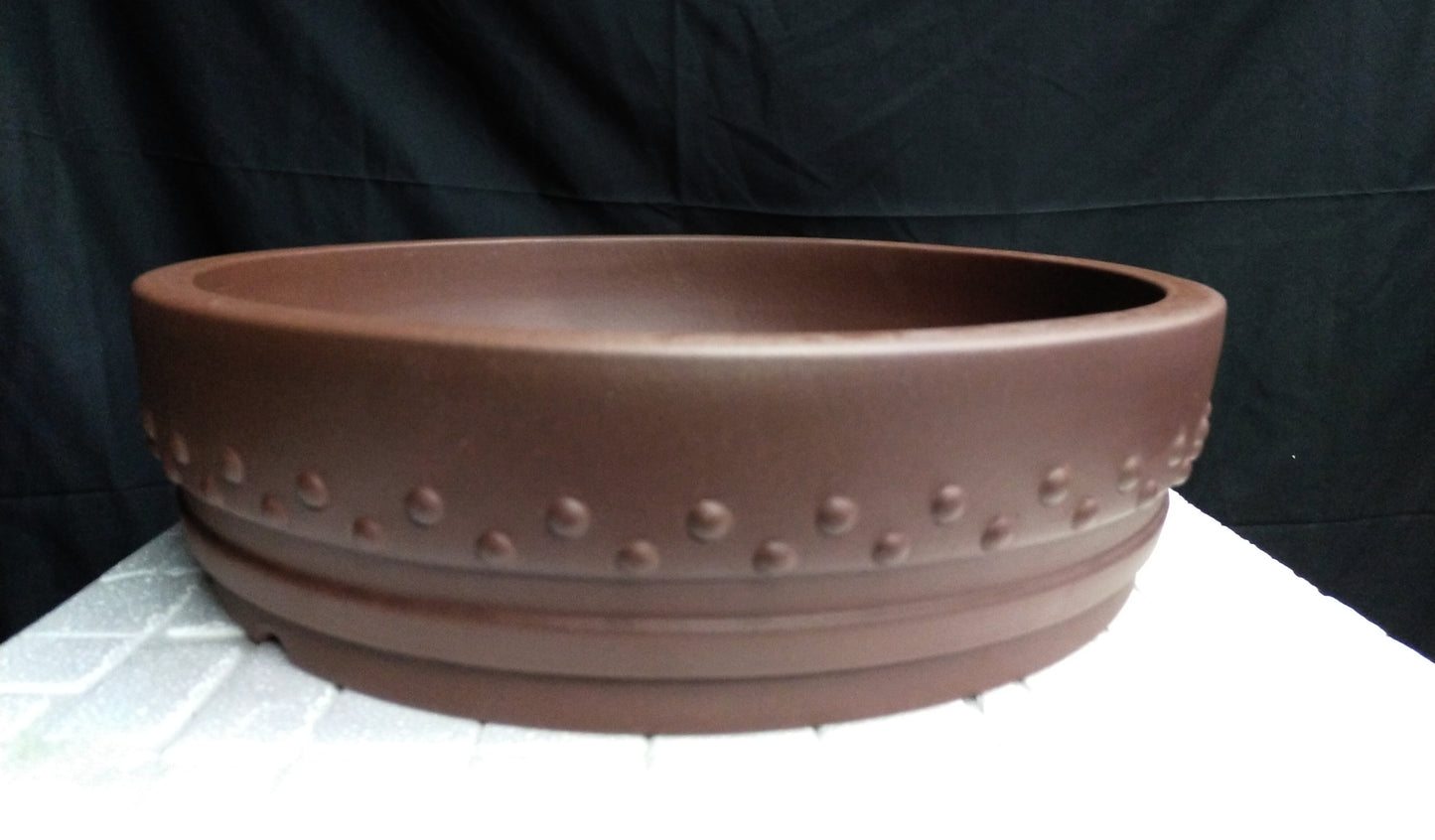 Quality round bonsai pot - 50cm