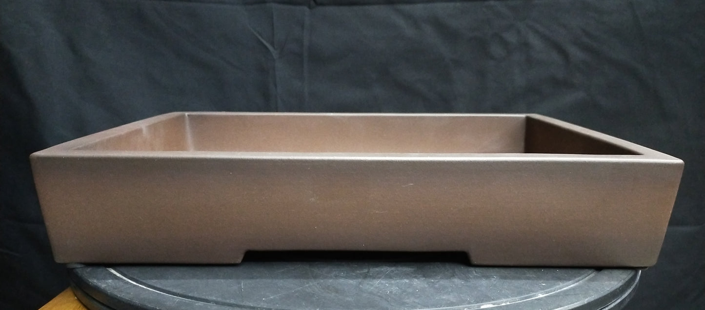 Quality rectangular bonsai pot - 34cm
