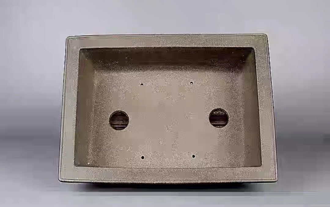 Quality rectangular bonsai pot - 30cm