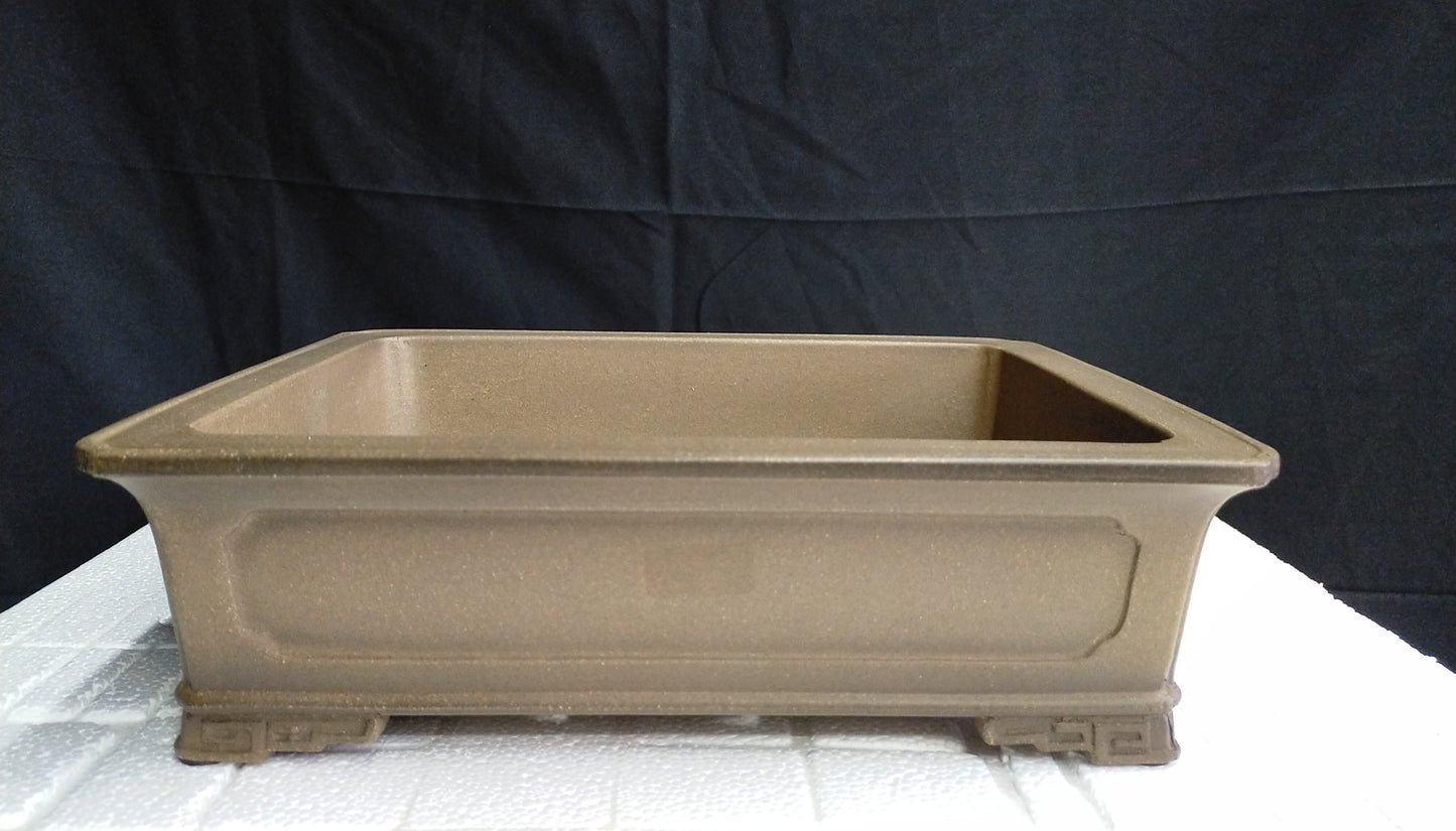 Quality rectangular bonsai pot - 32cm
