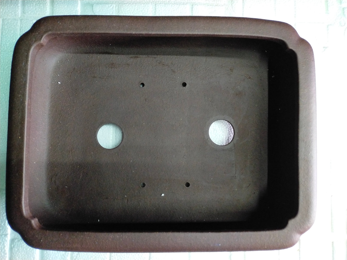 Quality rectangular bonsai pot - 33cm