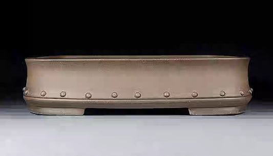 Quality rectangular bonsai pot - 33cm